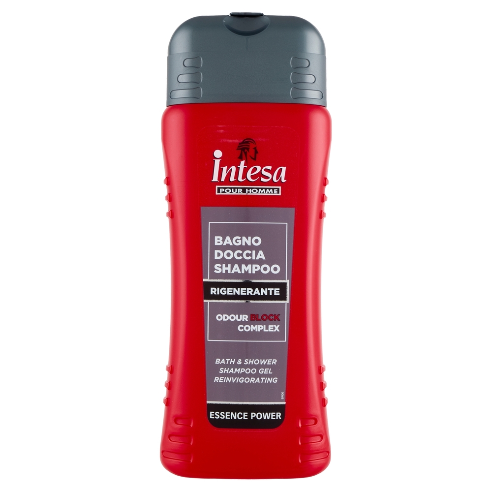 Intesa Pour Homme Bagno Doccia Shampoo Rigenerante Essence Power 500 mL